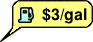 Small bubble with icon and text.